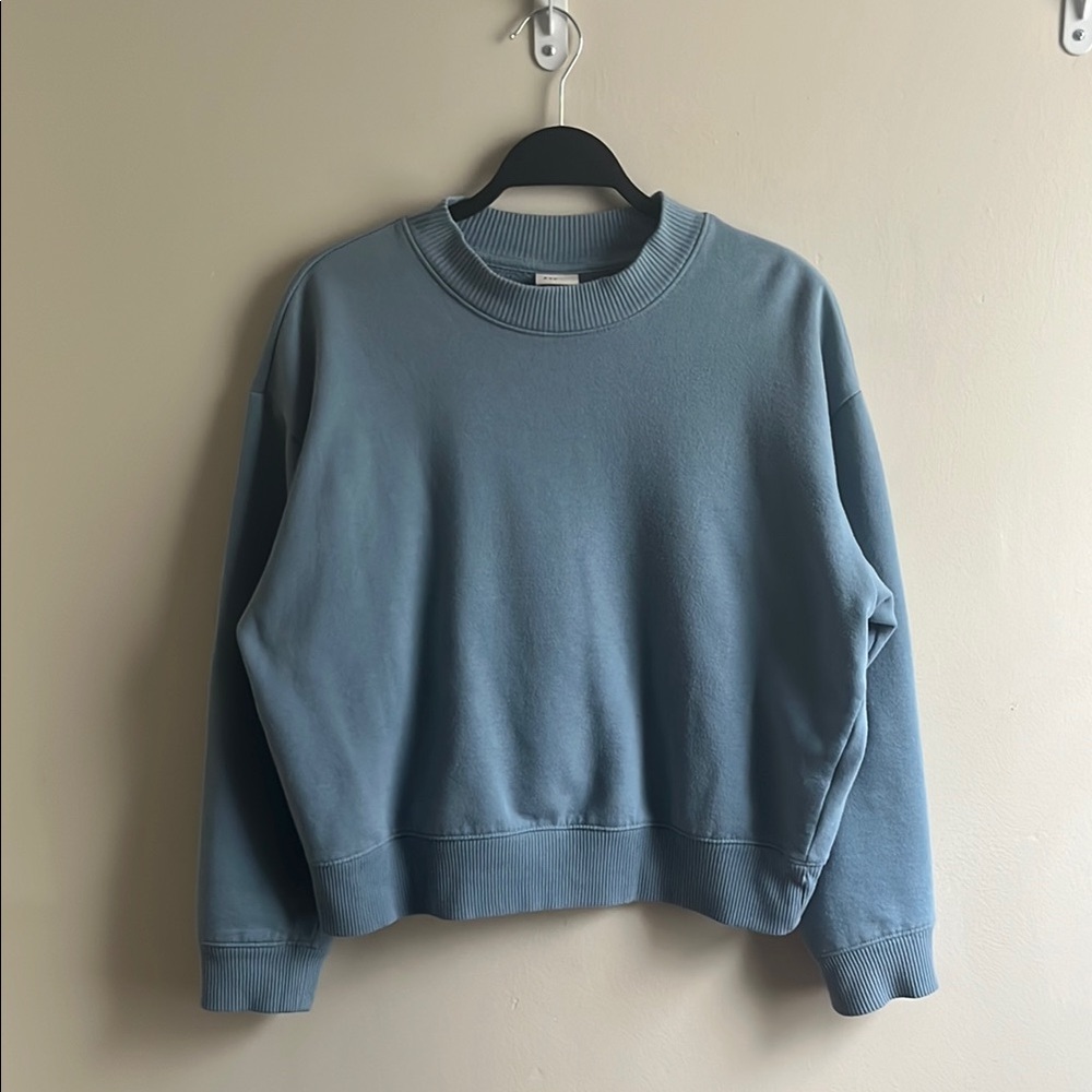 a new day Blue Crewneck Sweater